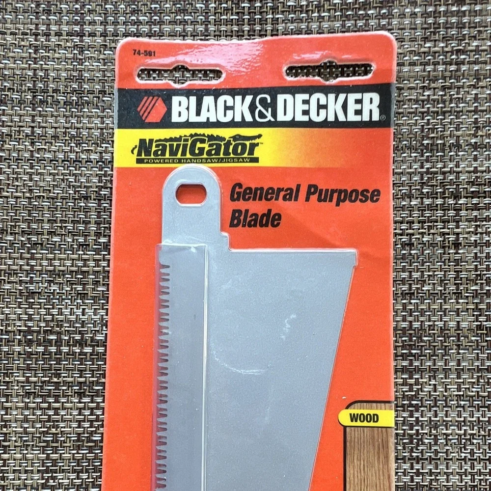 BLACK & DECKER NaviGator General Purpose Blade 74-591 Steel for Wood & Plastic